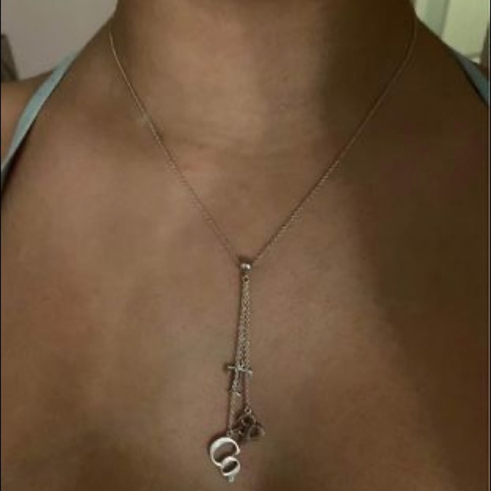 *Host Pick* Tiffany & Co. T & CO Letters Lariat Necklace 925 Sterling Silver - Picture 6 of 7